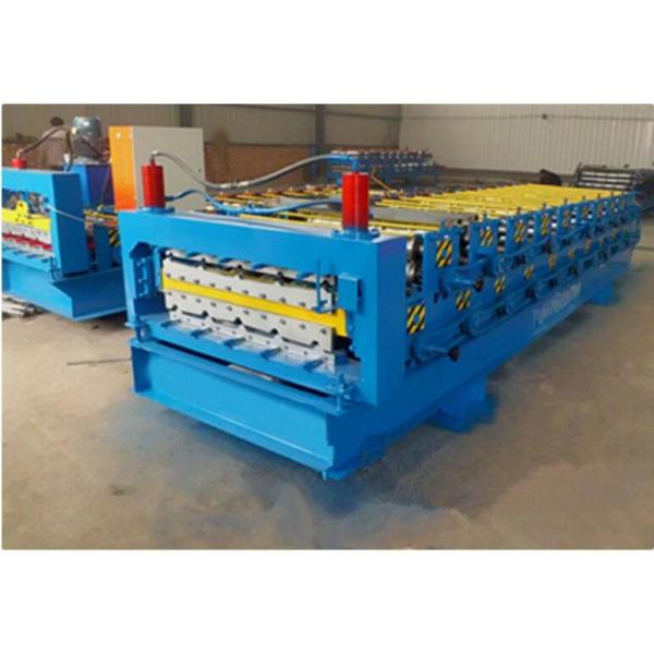 Aluminium Roofing Tile Cold Roll Forming Machines With 12m / Min High Speed