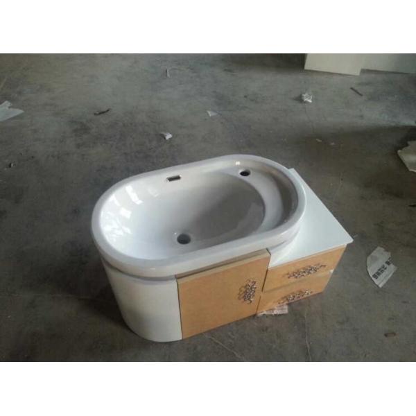 80 X48/cm PVC bathroom cabinet/ wall cabinet /white color with mirror for bathroom