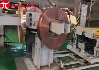 Trabalhe a linha de empacotamento de cobre da bobina da tira da economia com o torniquete que empilha o sistema 4.0KW 380V 20-80r/Min