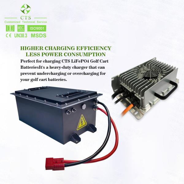 Golf Cart LiFePO4 Lithium Ion Battery Customized 36V 48V 60V 72V 50ah 100ah 105ah 150ah