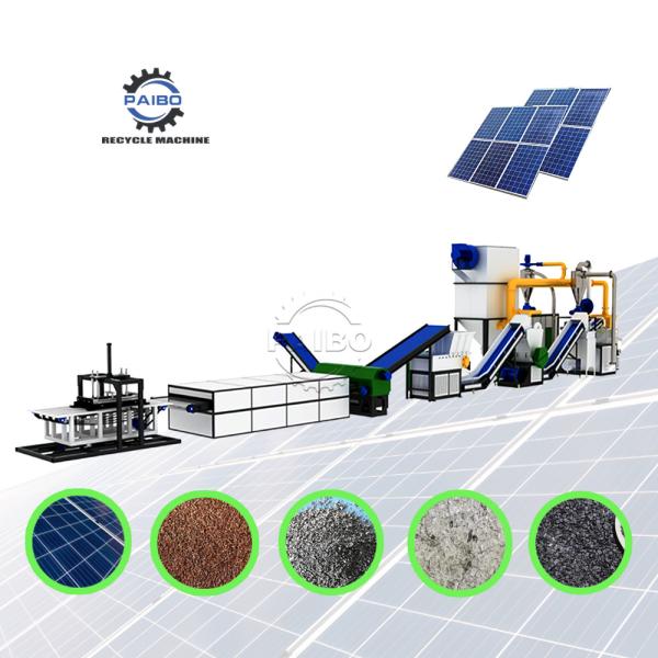 Eco-Friendly PV Modules Recycling Machine Powered by Engine Oil Recycling Technology