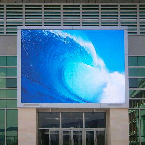 O grande vídeo exterior impermeável seleciona a exposição eletrônica de parede de cortina da cor P3 completa