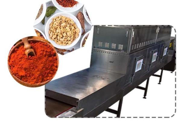 Microwave Spice Sterilization Machine Tunnel Belt Type