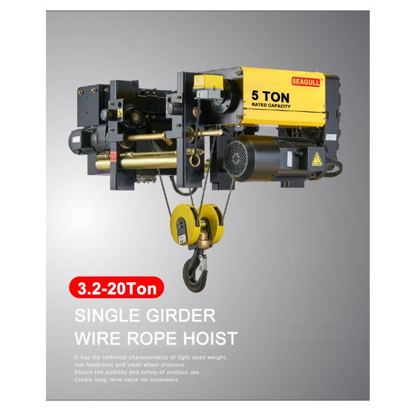 220V-480V Single/Dual Speed Variable Frequency Chain Hoist 0.2-37KW Motor Power