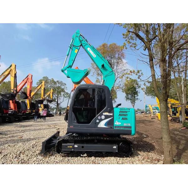 KOBELCO SK75 Crawler Excavator with Energy-saving and Environmentally Friendly Engine