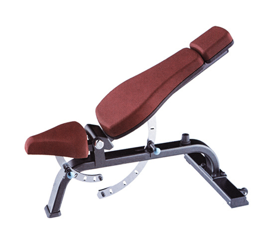 Slim Adjustable Dumbbell Bench U+B8044 Aligning Studio Grade Reliable Standards Compliant