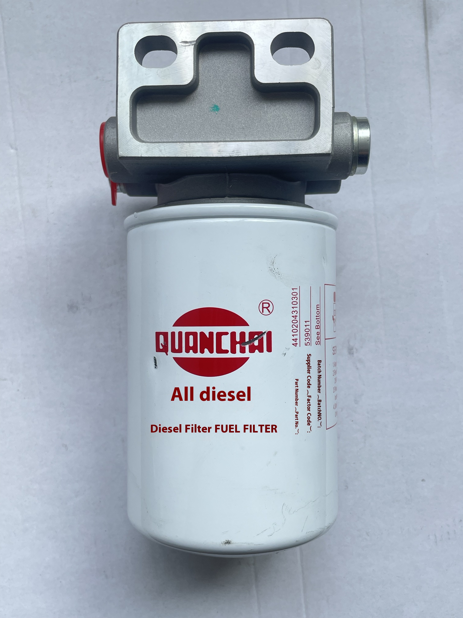 Quanchai 4J1 Heli Large Tonnage Diesel Forklift Fuel Filter Assembly Machinery Engine Parts