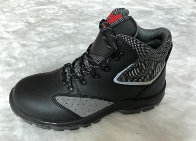 Action Smooth Leather Work Safety Shoes With PU + PU Double Density Outsole
