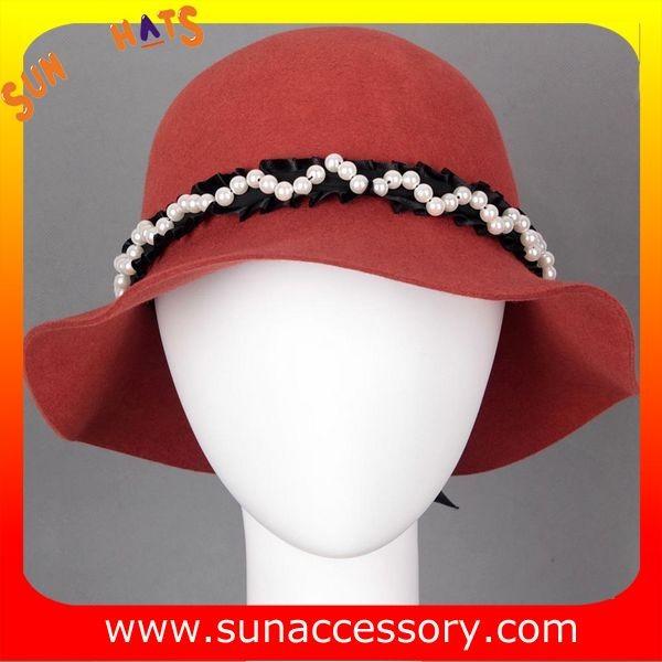 6090347 Sun Accessory customized  winner  fashion 100% wool felt clothe hats, women hats and caps wholesaling