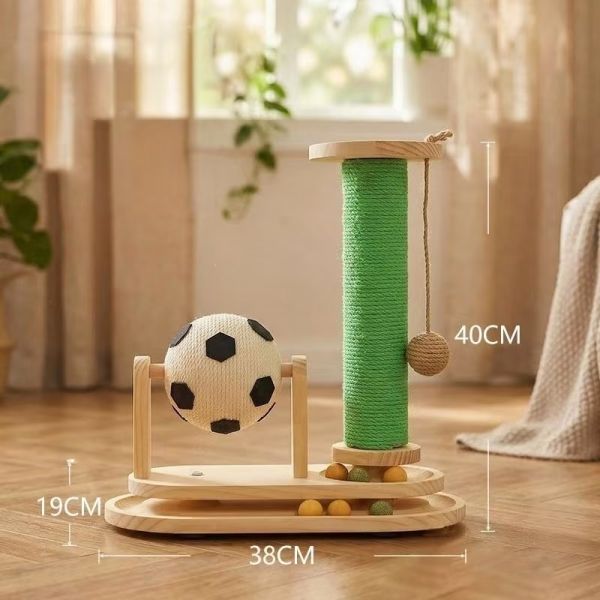 Cat toy sisal with wooden board For Small Dogs  and Cats Simple and practical