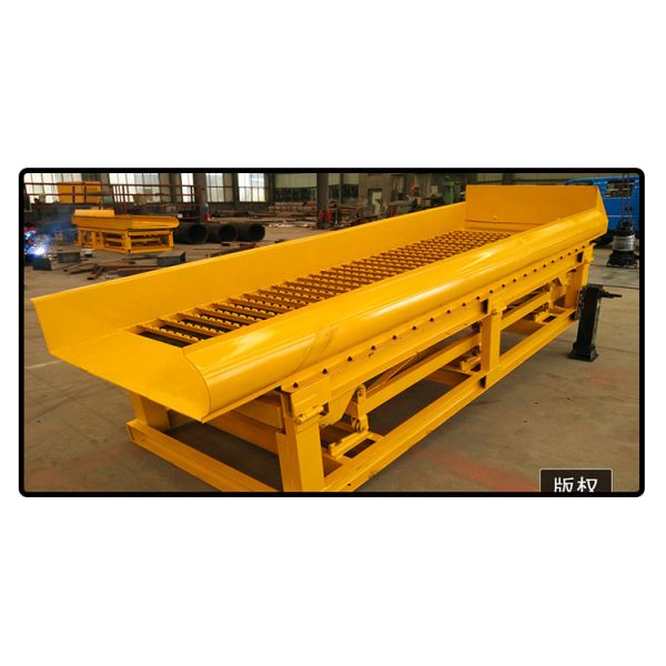 Vibrating Sluice Box Gravity Separator with Long Service Life Simple Structure and Easy to Operate for Gold Mining