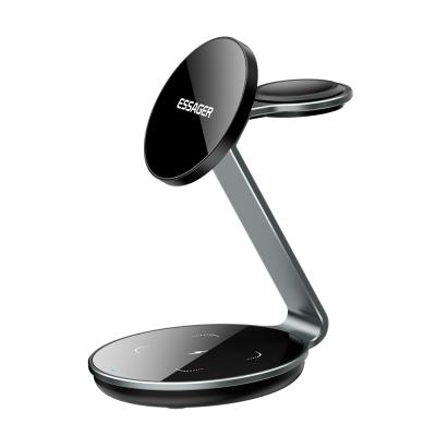ESSAGER OJD-102 Series 3 In 1 Charging Stand Wireless Charging Pad USB C