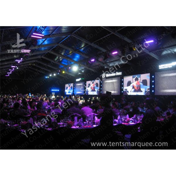 Transparent Glass Wall Outdoor Luxury Wedding Tents With Full Beautiful Decorations