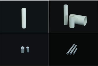 tubo cerâmico do nitreto de boro 2.0-2.1g/Cm3 para a manipulação do metal derretido