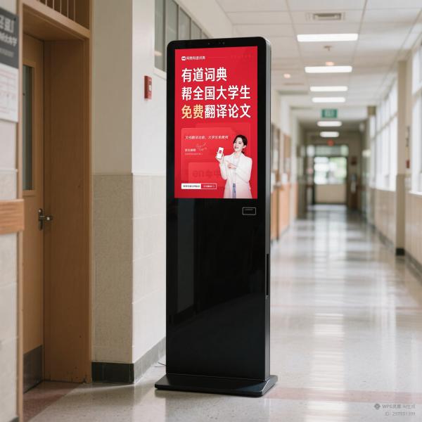High Brightness Android OS School Digital Signage with 1 Year Warranty for Interactive Campus Displays