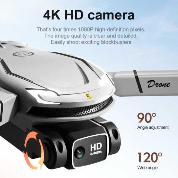 Складчивый дрон с камерой FPV 1080P HD Wifi RC Quadcopter, управление голосом / жестами, для детей Дроны для взрослых с ручным управлением