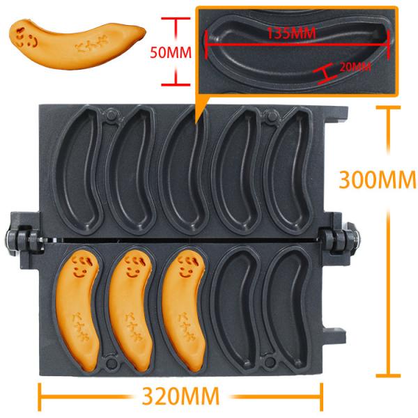 370*365*260mm Máquina de snacks de aço inoxidável não-aderente para uso industrial e comercial