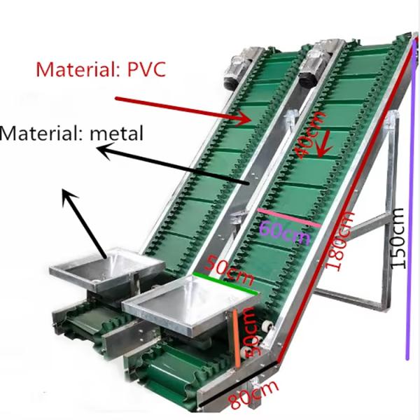 Transporting Materials Belt Conveying Equipment Small Industrial Conveyor Belt