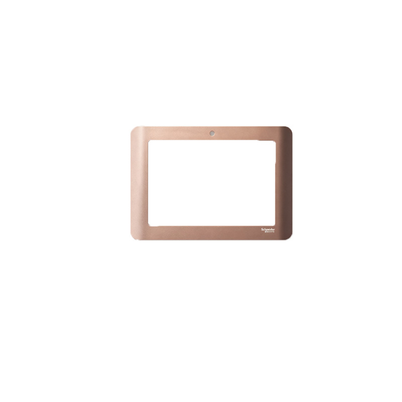 VDETC07_WE Schneider Xightor Video Door Entry Cover Frame Matt Bronze for 7-Inch Touchscreen Module