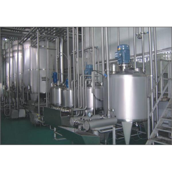Full Automatic Soft Drink Production Line Milk Processing Plant Machinery