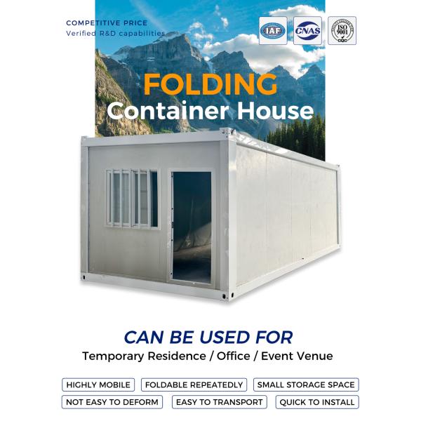 Security Door White or Customized Color House Containers Portable Container House Philippines Folding Container House