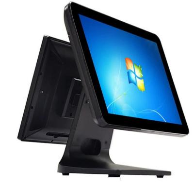 Máquina de registro de caixa de tela sensível ao toque do Windows 10 15 polegadas 32 GB SSD