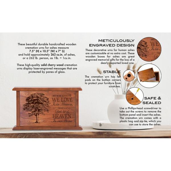 Adult Male Urns For Human Ashes Adult Female Personalized Tree Of Life Family Tree Cremation Urn For Adult Ash