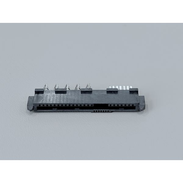 High-Speed SAS 29P IDC Female Pin Connector 180° with Locating Peg, Phosphor Bronze Terminals & 15U