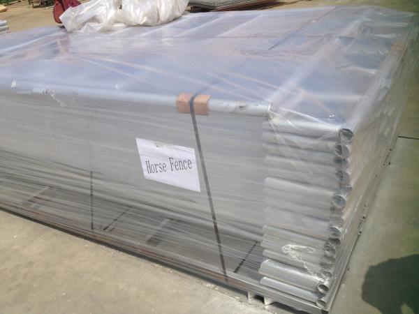 Welded 10ft X 4ft 50x50mm Metal Horse Corral Panels Heavy Duty Galvanized