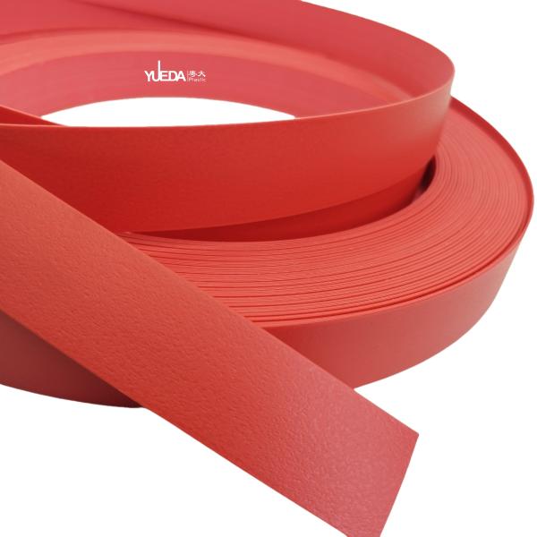 Yueda （A1117） Edge Banding ：Eco - friendly PVC, Long - lasting Bright Red & High Adaptability, Ideal for Furniture Edging