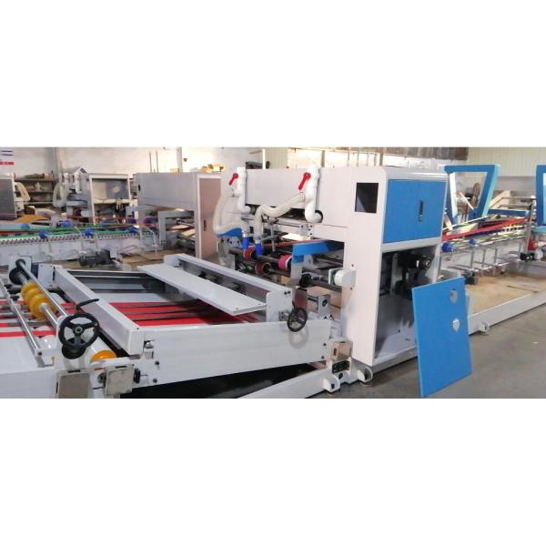 130 m/Min auto folder gluer machine Pneumatic Hydraulic High Speed 7500kg