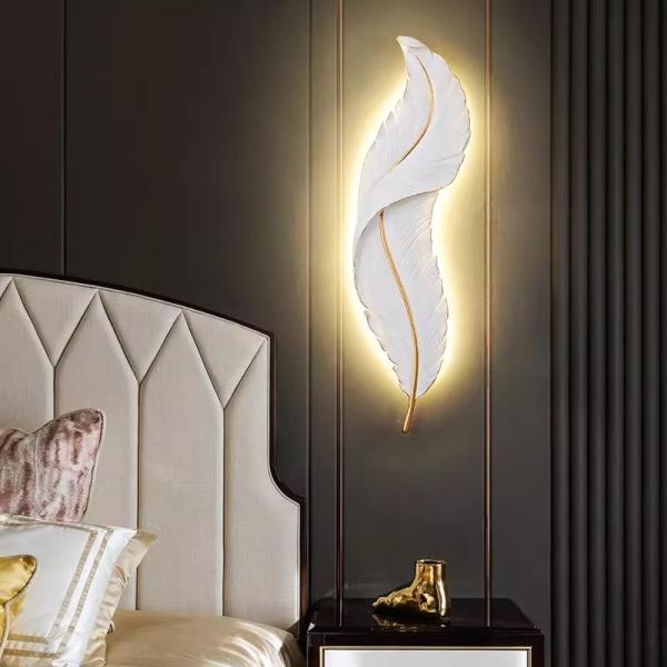 Modern Light Luxury Living Room Wall Light Nordic Bedroom Decorative Light Creative Wall Light