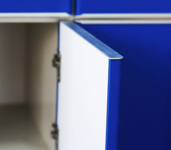 Lightweight Two Tier Lockers , Blue Swimming Pool Lockers H2000 * W933 * D450mm