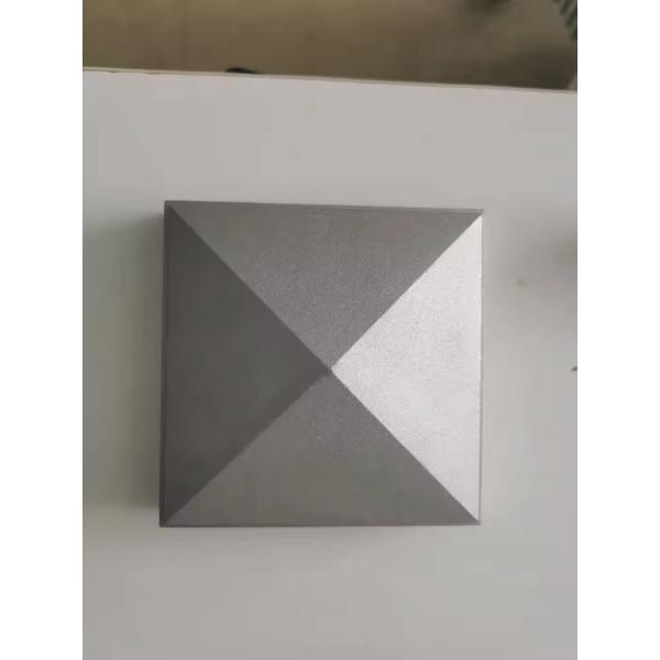 Galvanized Steel Fence Cover Post Accessories Decorative Garden Fence Metal Fence Post Covers