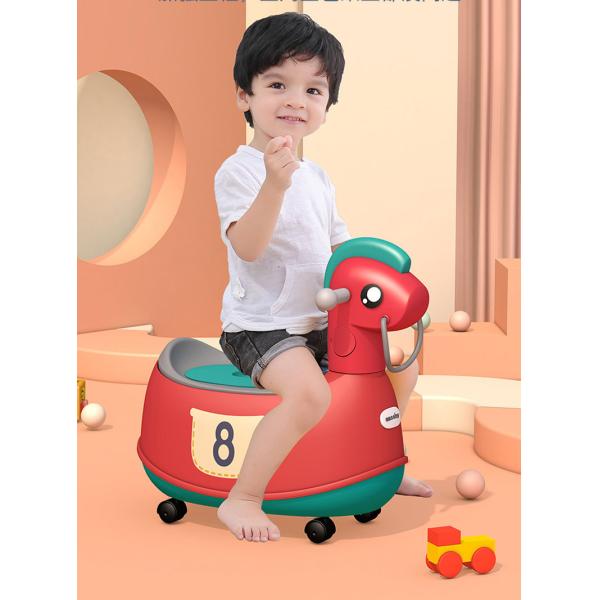 Mobile Splash-Proof Urinal Training Seat for Boys and Girls Animal Pattern Type Baby Basin