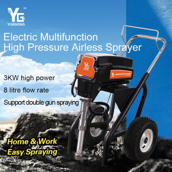 8 Liters Flow Water Based Paint Mixed Paint Coating Wall Roof Spray Paint Machine