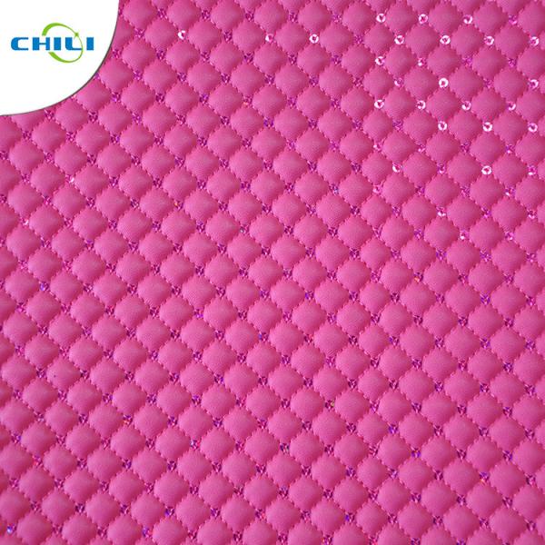 Furniture Quilted Leather Fabric Large Size Square Rectangular For Strong Soils