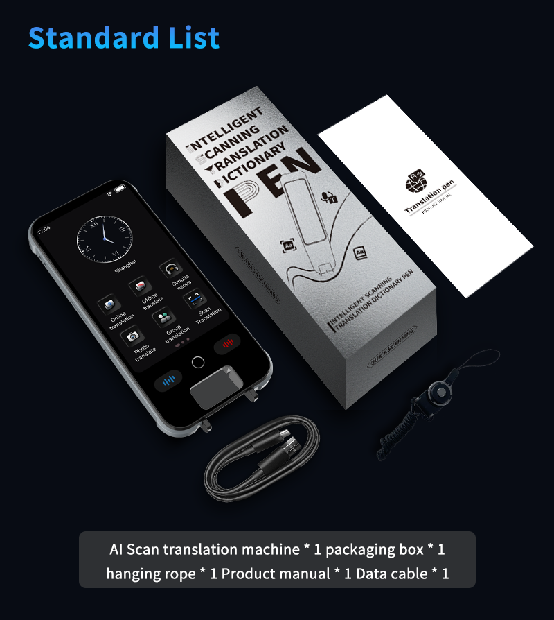 Portable Intelligent Scanning Translator Pen Support Online Offline Translation For Business Travel