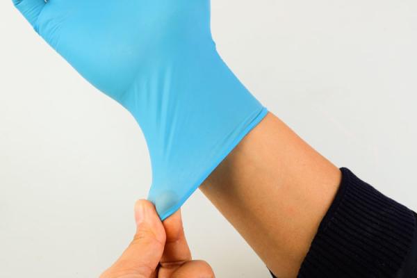 Multifunction 100% Nitrile Medical Gloves Puncture Resistant