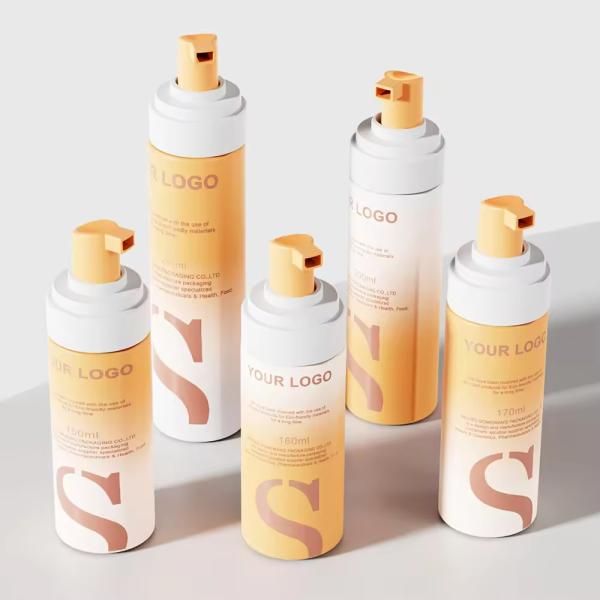 Leak Proof PET Foaming Bottle 120ml - 250ml Facial Cleanser Bottle