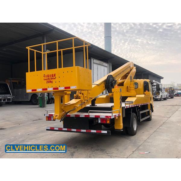 KV100 27M ISUZU Aerial Platform Truck 116HP ISO9000 CCC Certification