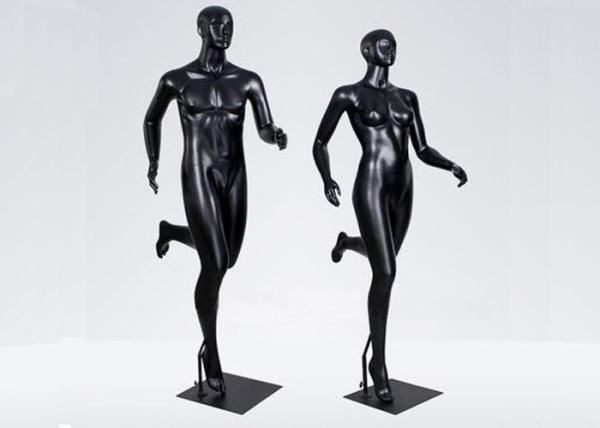 Adult Male / Female Sports Mannequin In Black Or Customized Color