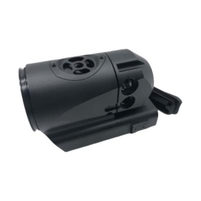 Cubierta electrónica Partes de aluminio mecanizadas CNC con acabado anodizado negro