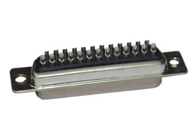 Tipo reto fêmea soquete da solda do conector do SUB do DB D do preto de 25 Pin do DP