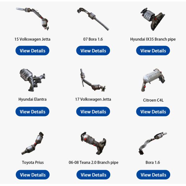 15 для Volkswagen Jetta выхлопный автокаталитический преобразователь Fit 2023 с высоким качеством