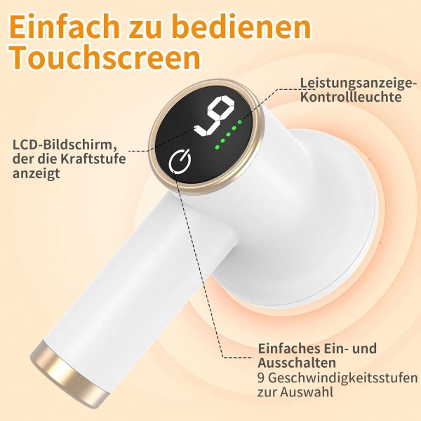 Cordless Handheld Massager with  Deep Tissue Percussion Massager 9 Adjustable Speed Modes Body Massager Factory Customization