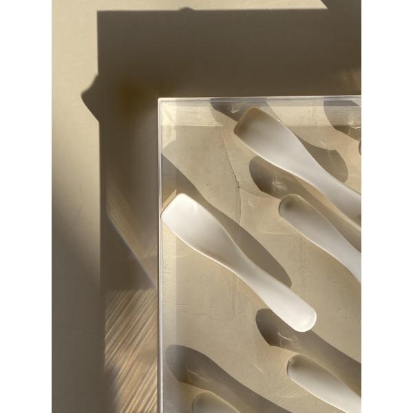 72.3mm Cosmetic Spatula Scoop For Body Cream , Eyes Cream , Facial Cream