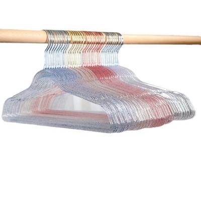 Ultra Thin Clear Acrylic Clothes Hangers Shirts Skirt Dress Suit