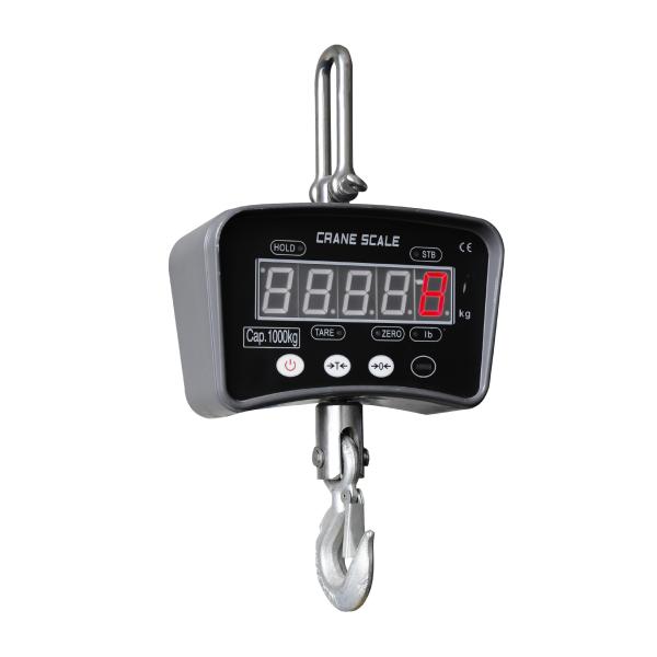 Portable Digital Hanging Scales Battery Power Supply 100kg 200kg LED With Backlight