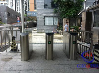 Porta automática da barreira da aleta do metro/metro com sistema conduzido do lembrete e do controle de acesso